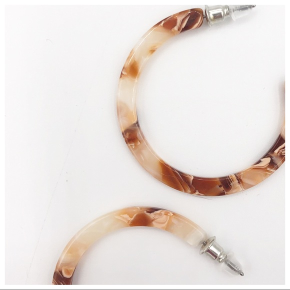 brooknoel Jewelry - RESERVED 3 pairs TORTOISE HOOP EARRINGS